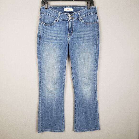 Levi's Women's Size 8 Curvy Bootcut Jeans Retro Flap Pockets Western Cowgirl - Picture 1 of 13